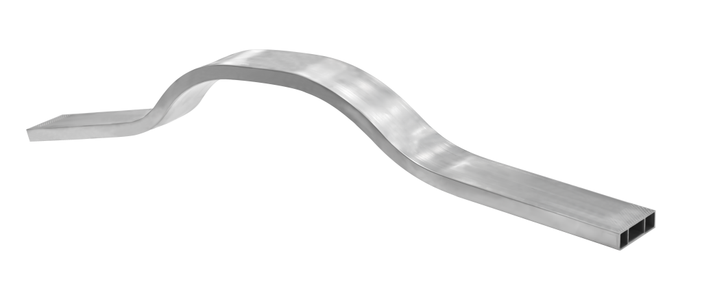 汽车防撞梁工件01 新能源汽车结构,汽车防撞梁,铝型材