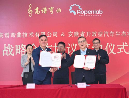 高谱弯曲与安徽省开放型汽车生态实验室战略合作协议签订仪式圆满成功！